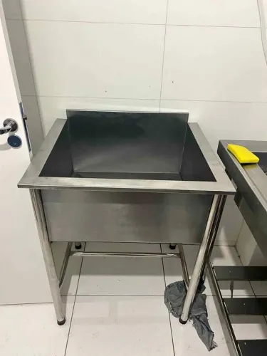 Tanque inox 90cm - Marcos