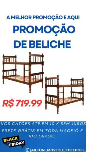 Beliche de Madeira - Promoção Imperdível!