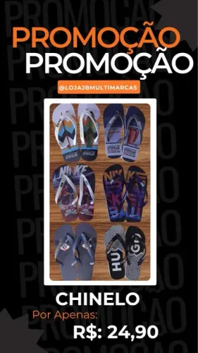 Chinelo - Promoção Imperdível!