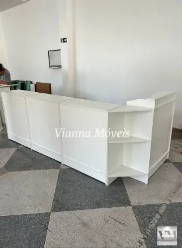 Balcão Caixa em L + 3 Balcões Atendimento - NOVO