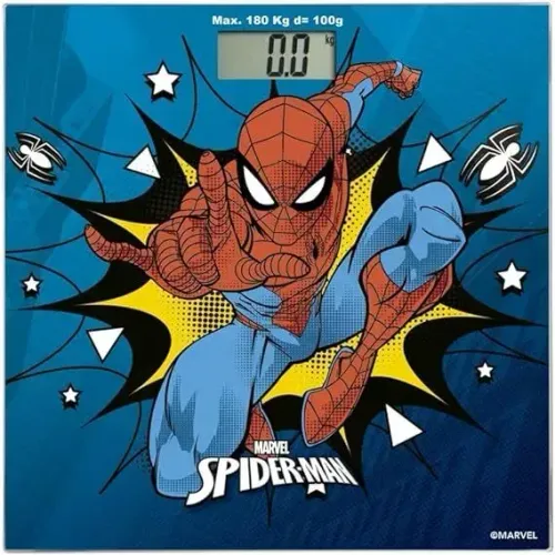 Balança Digital Homem Aranha Marvel da Multilaser até 180kg.