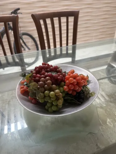 Centro de mesa em metal