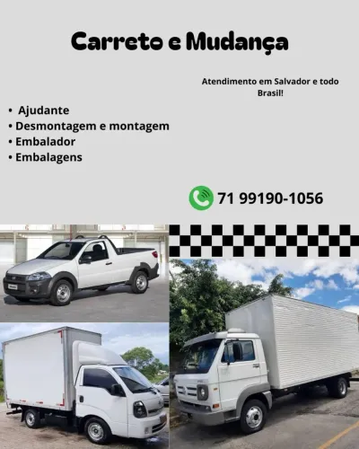 Carreto e mudança residencial e comercial disponível 
