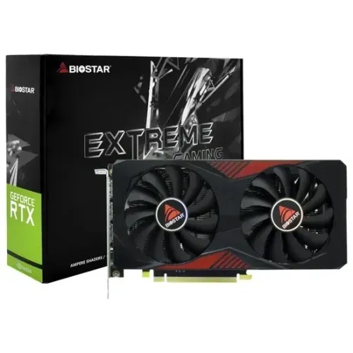 Placa de Vídeo Biostar Extreme GeForce RTX3060 12GB GDDR6 PCI-Express - Lacrado na caixa