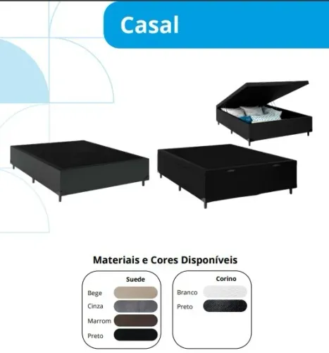 Cama Box Baú Casal - R$:1099,00