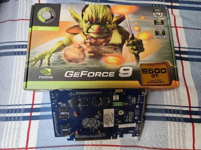 Placa de vídeo GeForce 9500 GT 1GB DDR2 HDMI Point of view.
