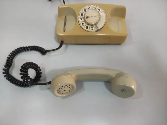 Telefone Antigo De Mesa Disco Telebrás Retro Original 3h7