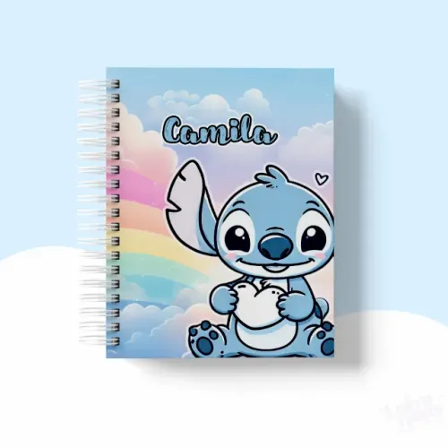 Caderno Stitch personalizado