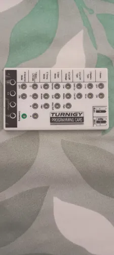 Cartão de programação para esc. Marca turnigy