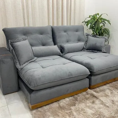 Sofá Retrátil e Reclinável Kikito 2.30m L211m
