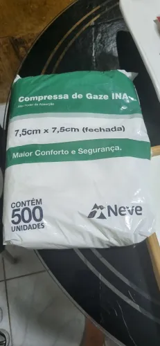 Compressa de Gaze INA - 500 unidades 13 fios.