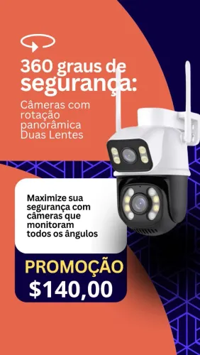 Câmera De Segurança A28b Wi-fi Smart Camera Dupla