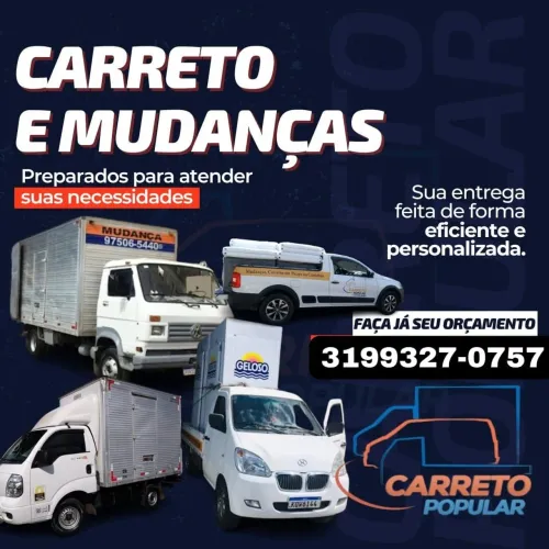Carreto e Mudança! MELHOR CUSTO BENEFÍCIO!