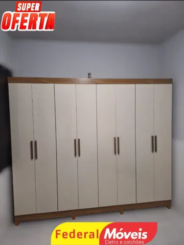 Guarda Roupa 8 Portas - Novo, Robusto e Sofisticado!