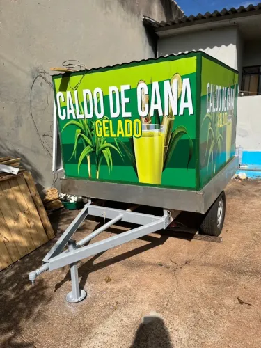 Trailer/Carrinho de Caldo de Cana