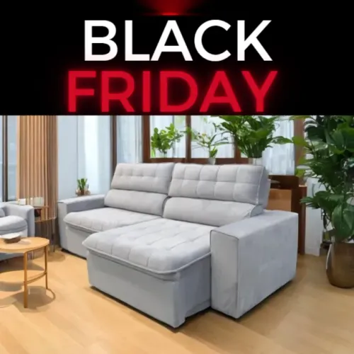 sofa retratil endurance veludo 