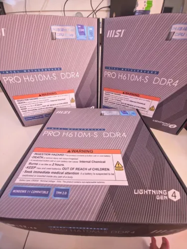 H610 MSI NOVA LACRADA 1 ANO DE GARANTIA
