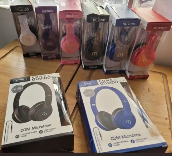 Kit com 3 Fones Ouvido Headset Celular, PC Game, Xbox One Ps4 e Microfone.