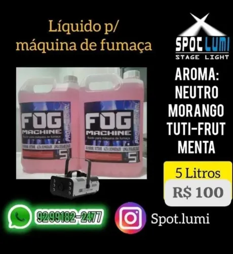 Líquido Fluído Para Máquina fog machine 