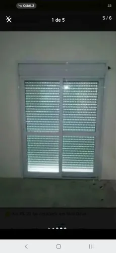 Porta 2 folhas persiana integrada motorizado + tela de mosquiteiro 