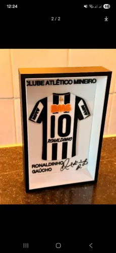 Quadro camisa Galo Atlético 