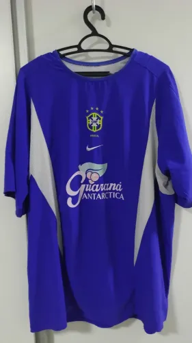 Camisa Original de treino seleção brasileira 2002.