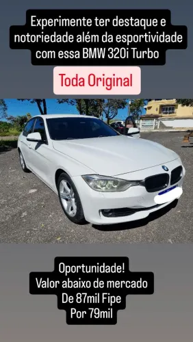 BMW 320I A 2.0 Turbo/activeflex 16V 184cv 4P 2014