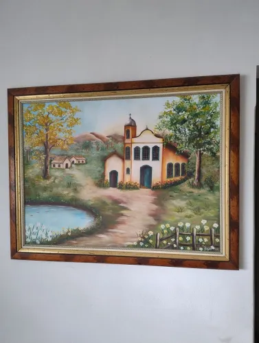 Quadro vintage pintura decorativa
