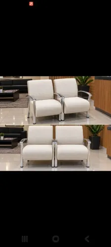 02 POLTRONAS, INOX, 01 SOFÁ ESPERAR, VALORES DESCRIÇÃO