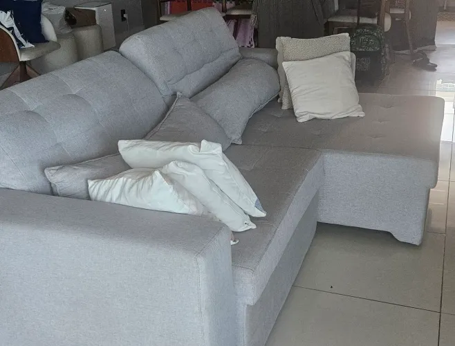 Sofá bonito e confortável!