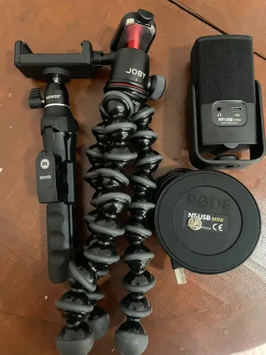 Kit completo para gravação e live
