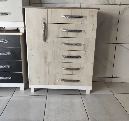 Cômoda em MDF 6 Gavetas 