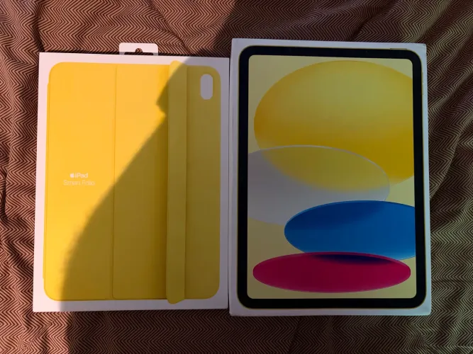 iPad 11 A16 Amarelo 128GB Novo Sem Uso com NF + Capa Original Apple