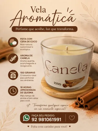 vela aromática