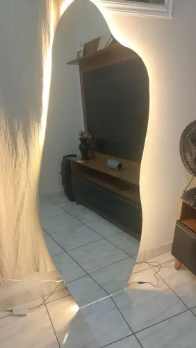 Espelho de led para salão de beleza medida170 altura por 70 de largura