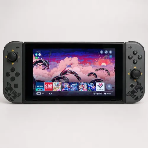 Nintendo Switch V1 Desbloqueado + 4 Joy-Cons + Dock Original + Case