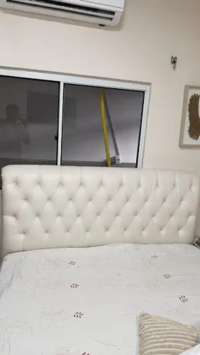Cabeceira Cama King Toda No Couro