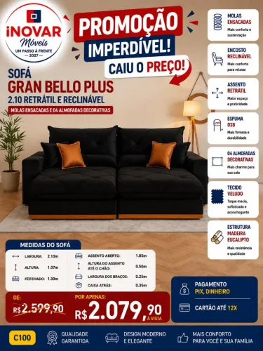 Sofá Gran Bello Plus