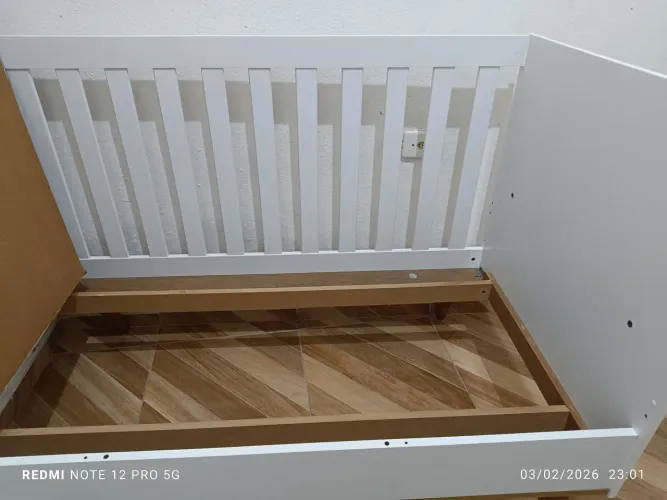 Berço infantil+colchão 