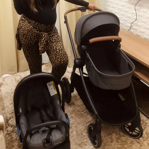 Carrinho de Bebê Travel System Anna³ Trio Maxi Cosi Grey