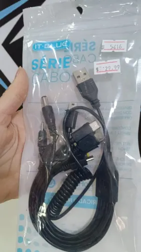 Cabo Usb It-blue 10 Em 1 Universal - Le-113 Varios Adaptadores - Ponteiras Loja Coimbra