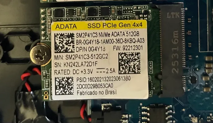 SSD NVME 512GB - Vendo ou troco