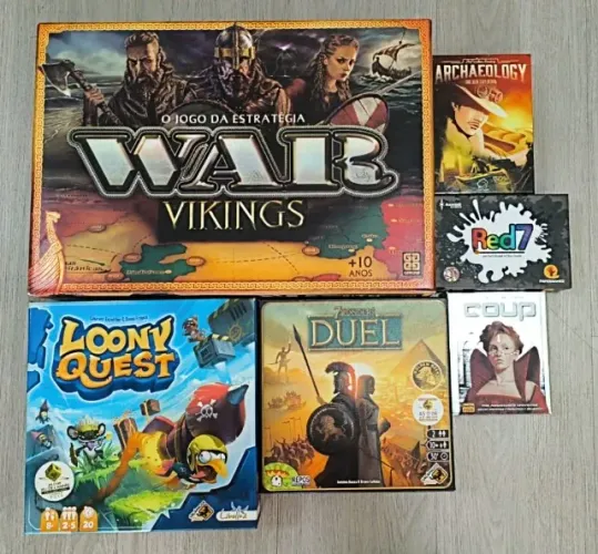 VENDO JOGOS DE TABULEIRO MUITO NOVOS