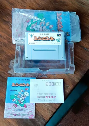 Jogo biscoitos do Yoshi Nintendo famicim 1993