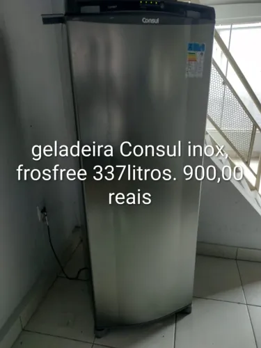 Geladeira Consul Inox Frosfree 337 Litros 