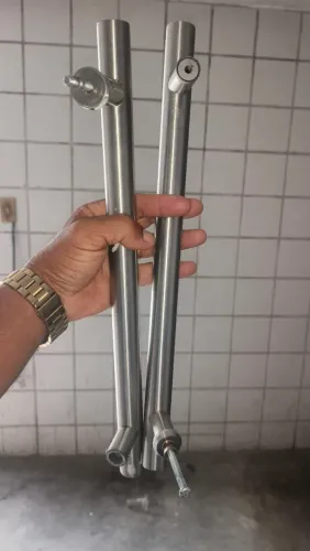 Pichador de aço escovado novo completo