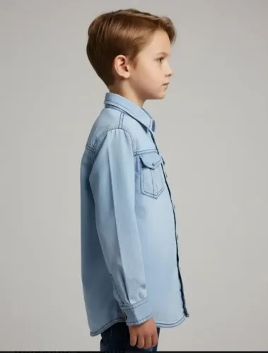 Camisa Jeans Infantil Milon 6
