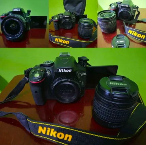 Câmera DSLR Nikon D5300 + lente + acessórios