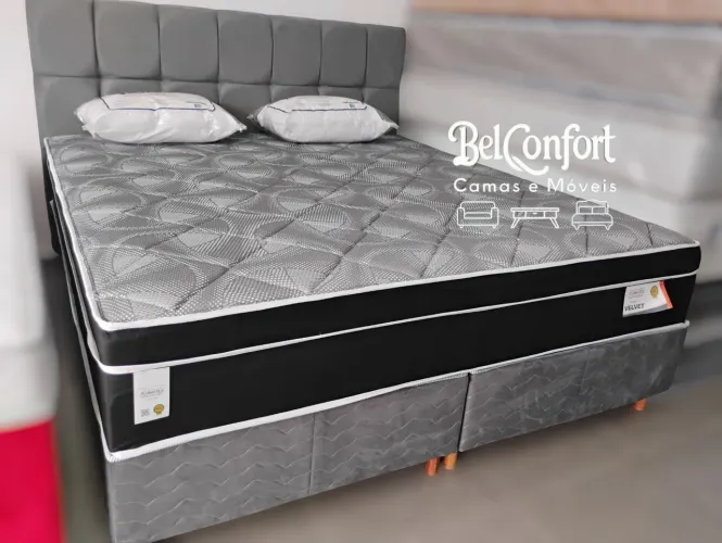 CAMA QUEEN MOLAS ENSACADAS MEGA PROMOÇÃO