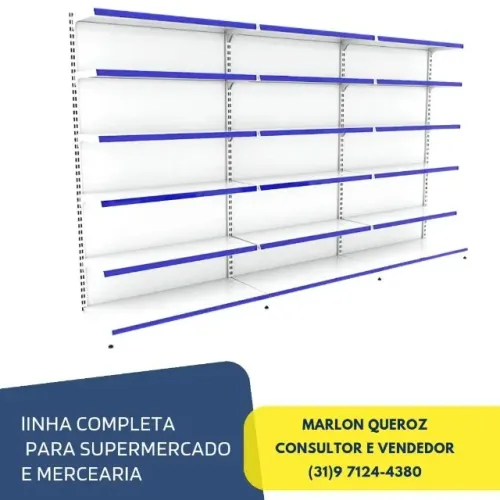 Gondola de Parede 2M de Altura Nova